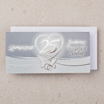 zaproszenie rocznica ślubu 25 zrs-0325