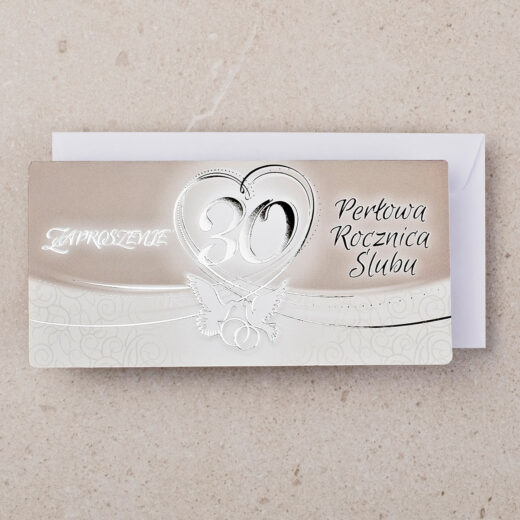 zaproszenie rocznica ślubu 30 zrs-0330