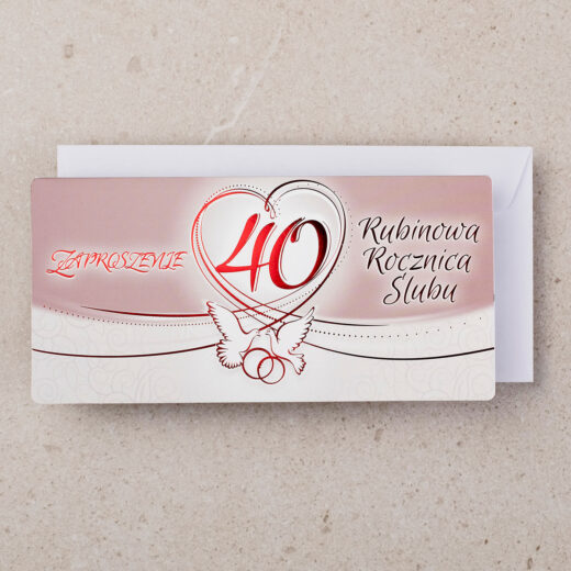 zaproszenie rocznica ślubu 40 zrs-0340