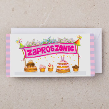 zaproszenia urodzinowe dzieci ZU-04 1