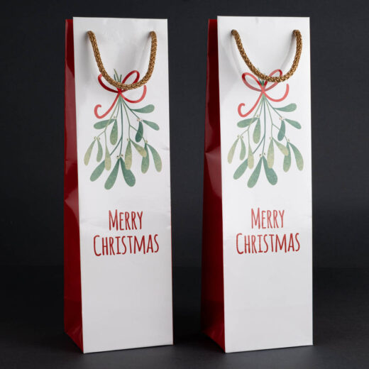 Torebka świąteczna na wino TB-01 1