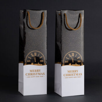 Torebka świąteczna na wino TB-05 1