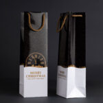 Torebka świąteczna na wino TB-05 2