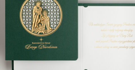 Kartki świąteczne z nadrukiem